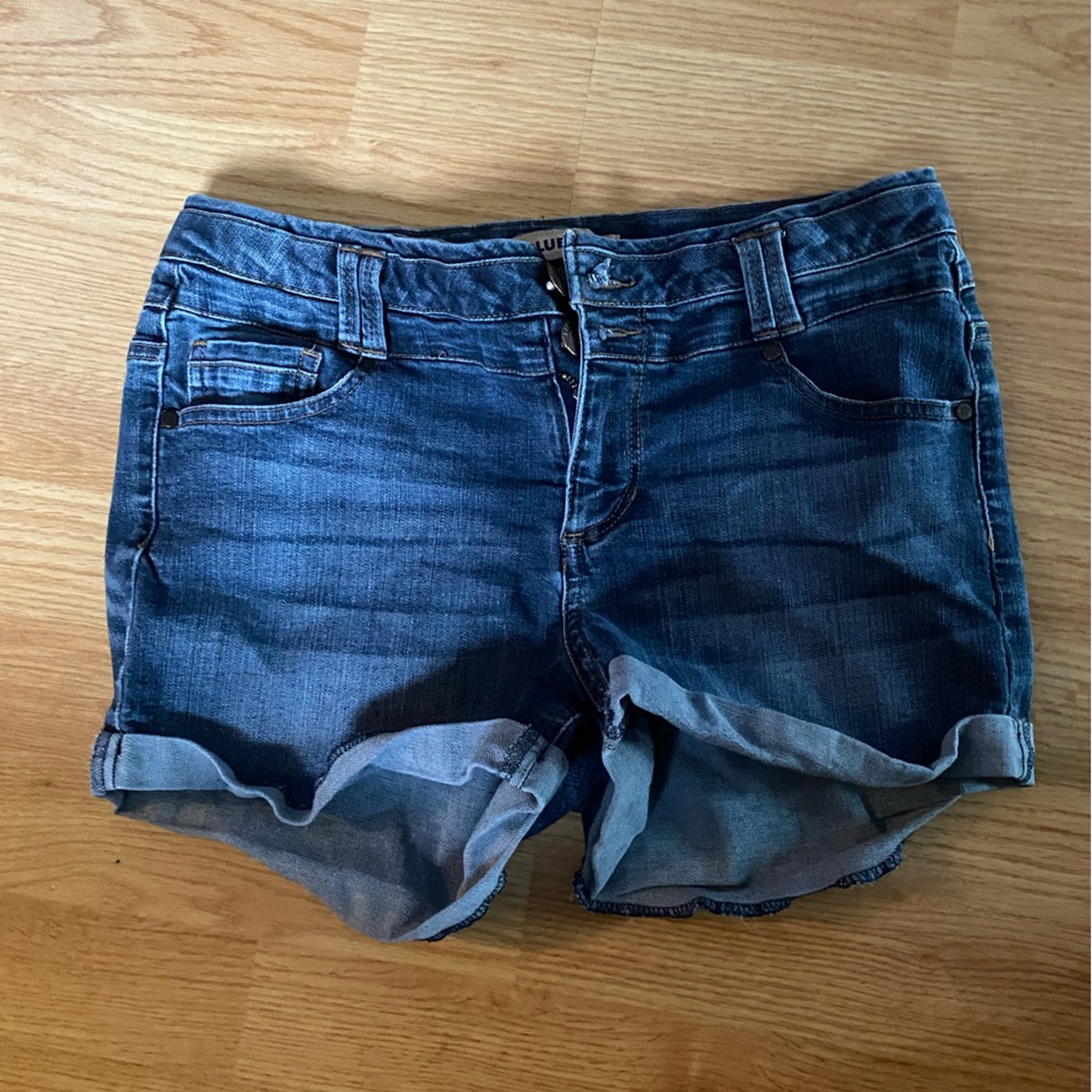 Women's Blue Denim Shorts